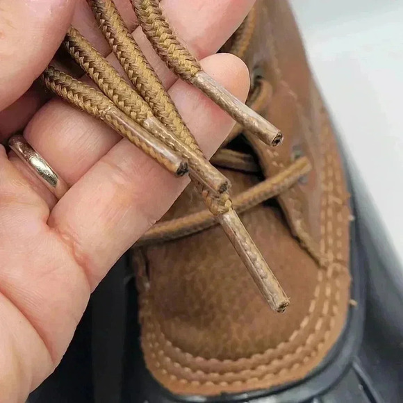 JBU By Jambu Womens Maplewood Duck Boots Brown Black Rubber Mid Calf Faux Fur 9M - Picture 6 of 11